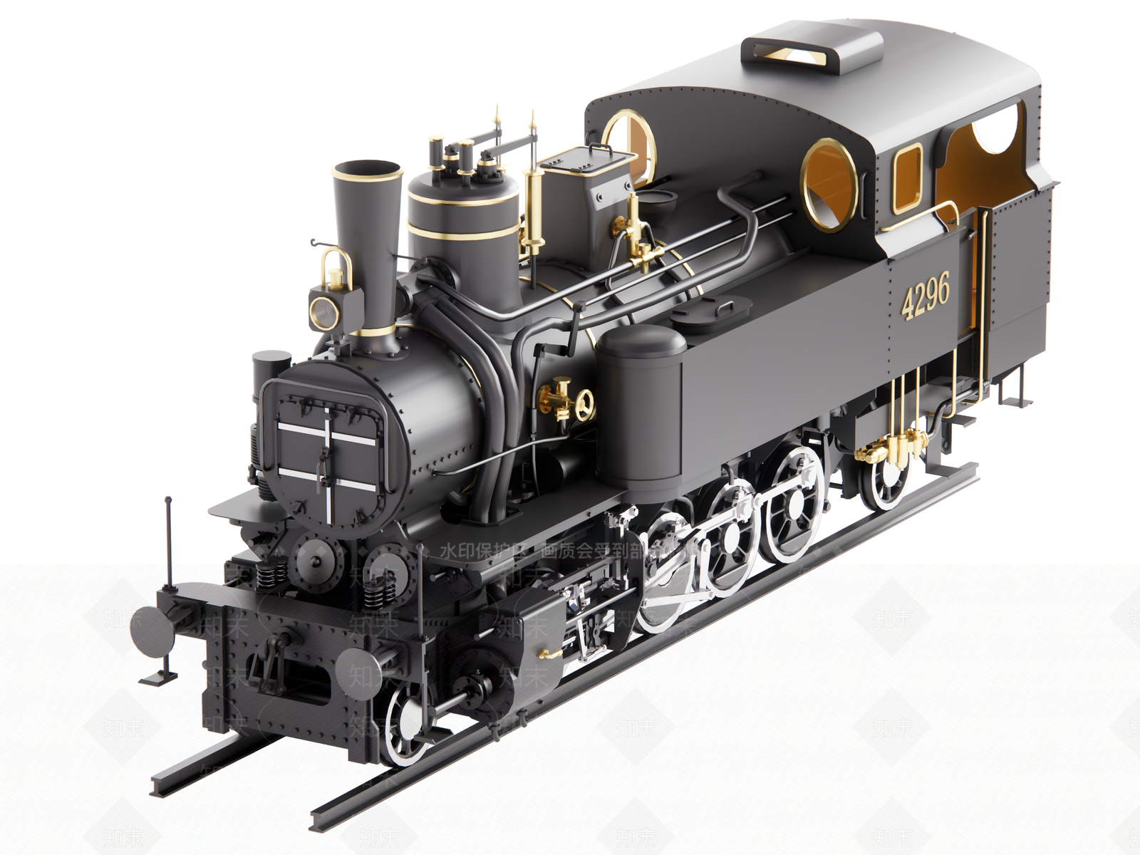 火车SU模型下载【ID:1181332985】