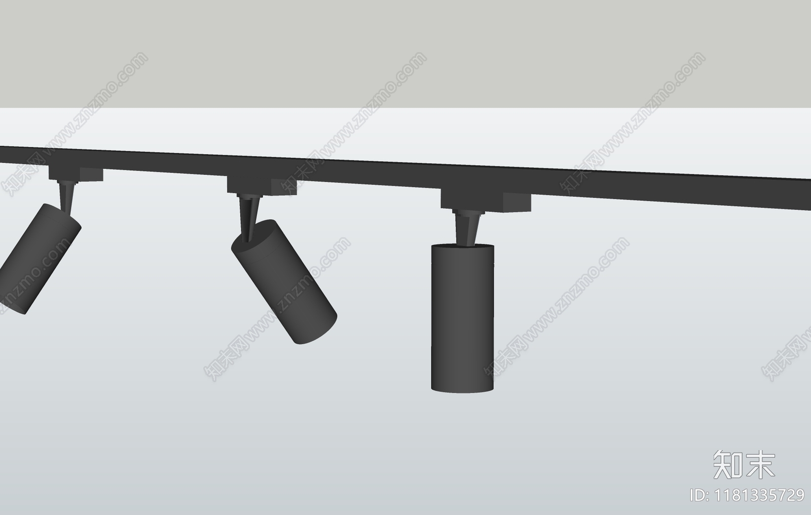 现代筒灯射灯SU模型下载【ID:1181335729】