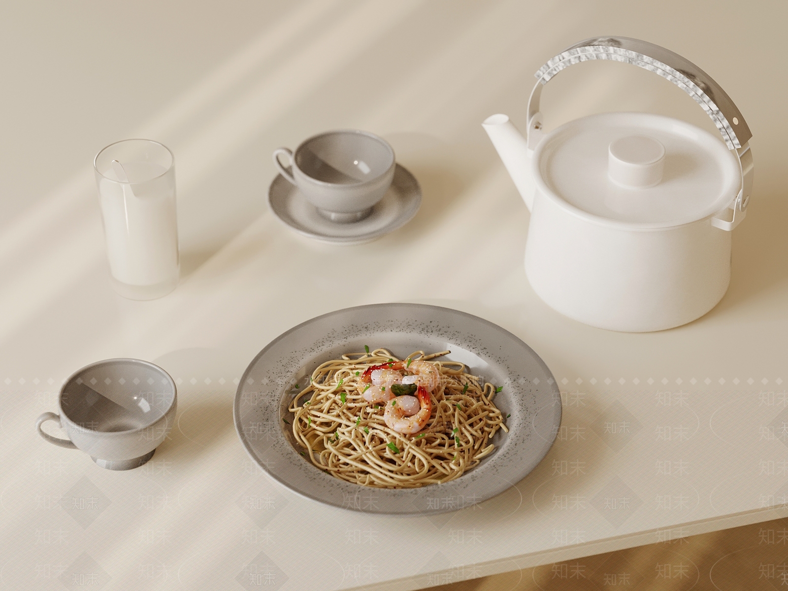 餐具SU模型下载【ID:1181339019】