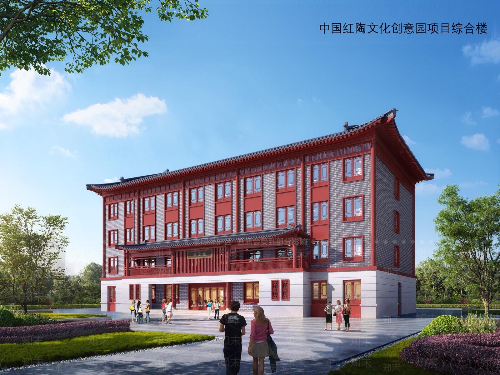 中式古建3D模型下载【ID:1181341493】