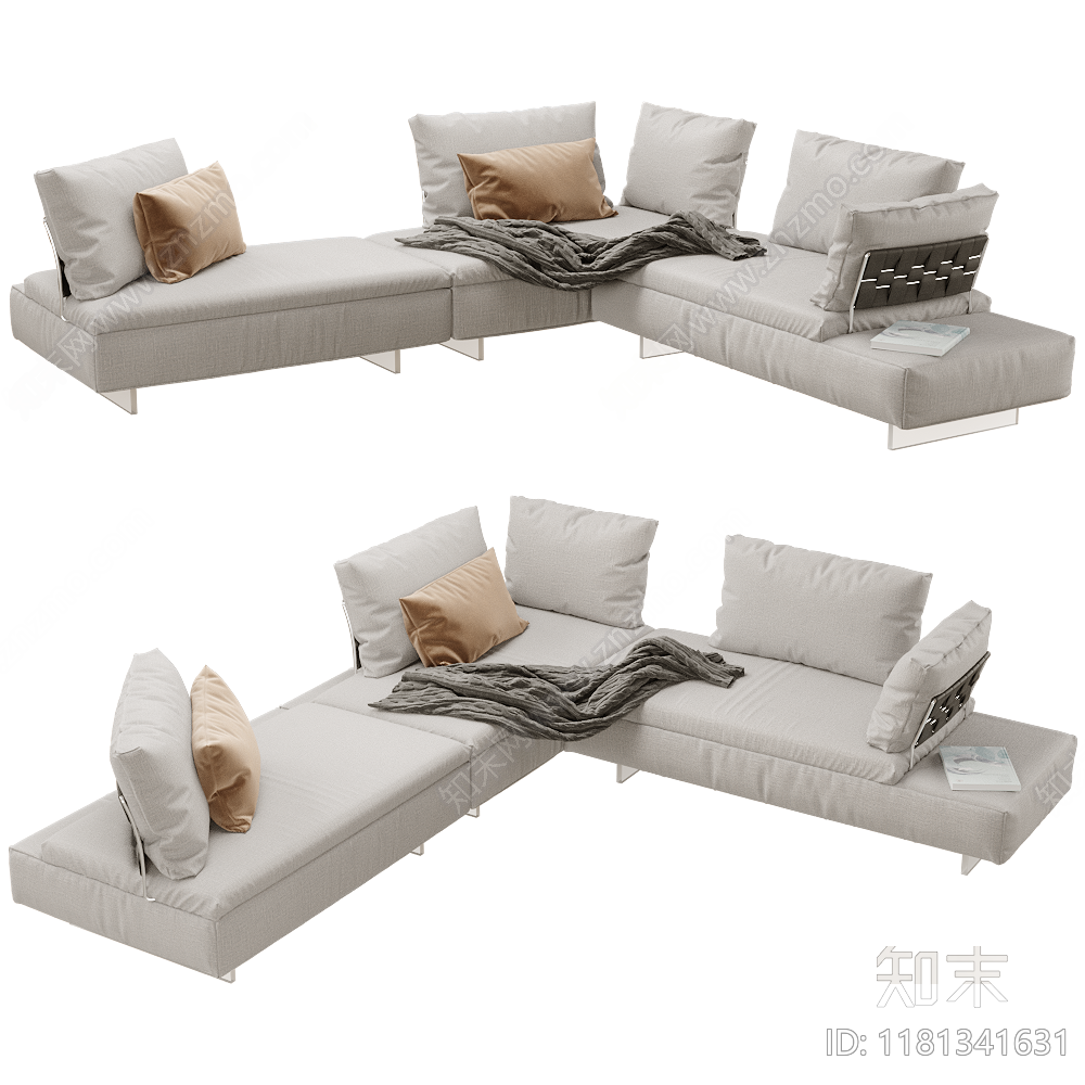 多人沙发3D模型下载【ID:1181341631】