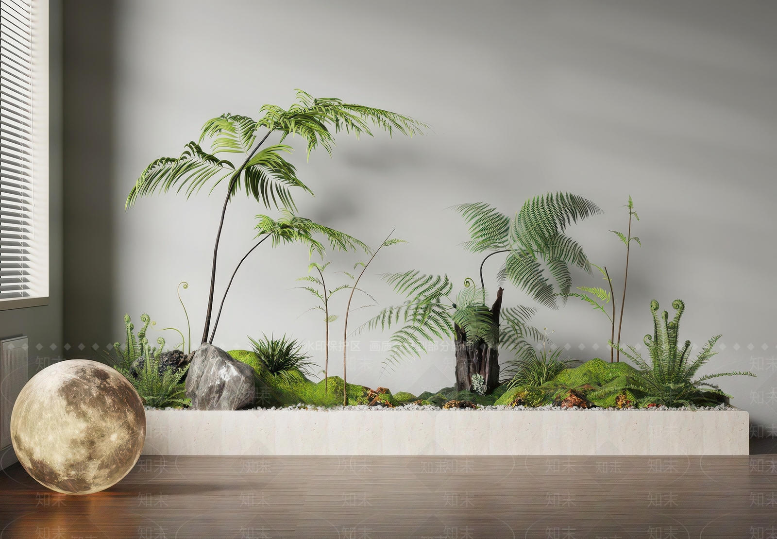 植物组合SU模型下载【ID:1181341513】