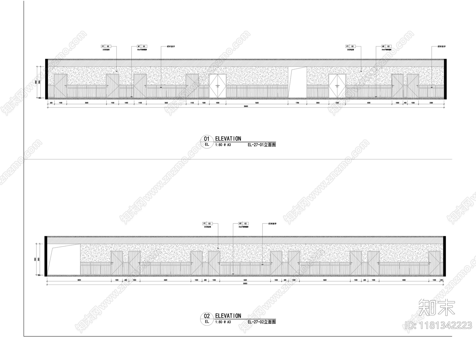 现代其他公共建筑cad施工图下载【ID:1181342223】