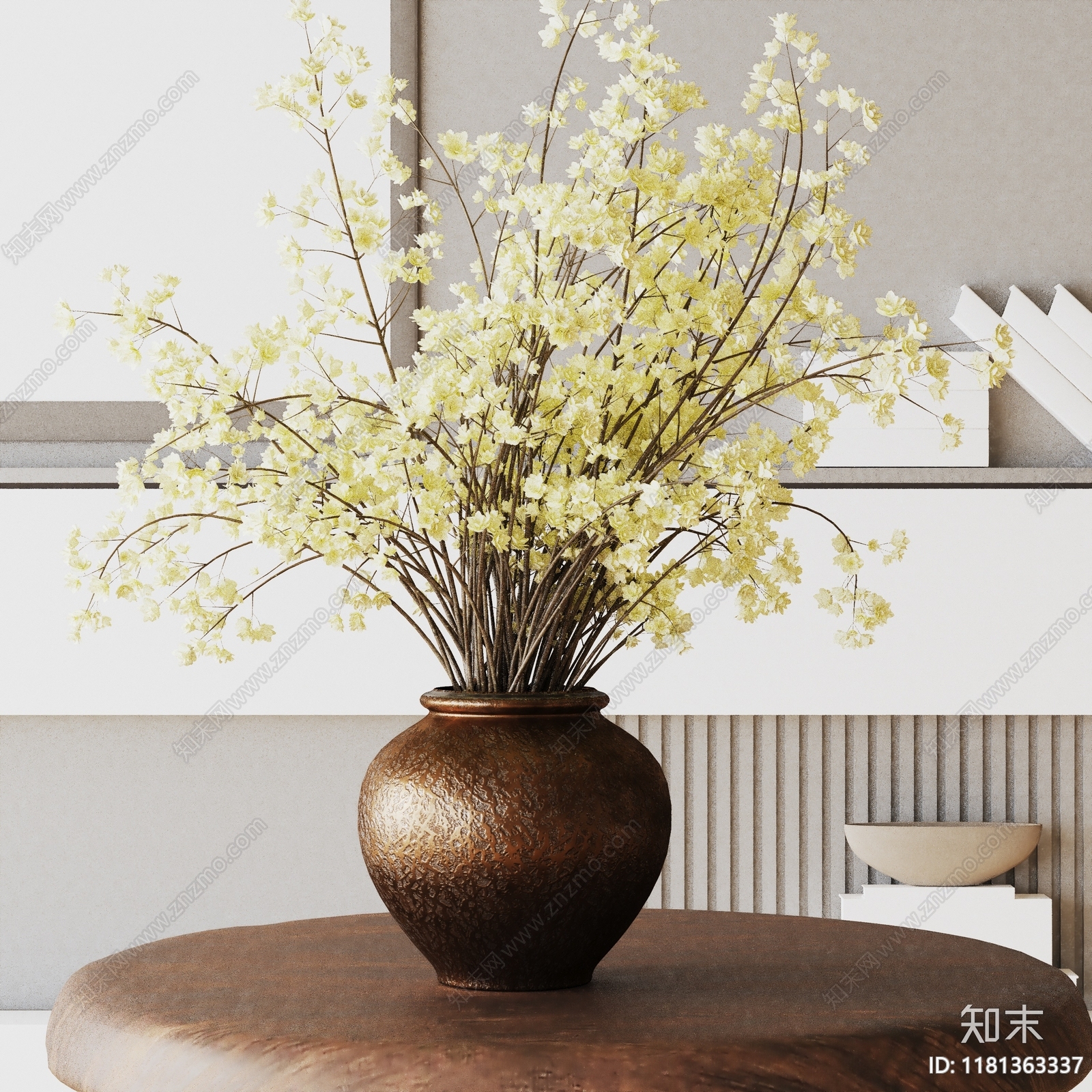 盆栽3D模型下载【ID:1181363337】