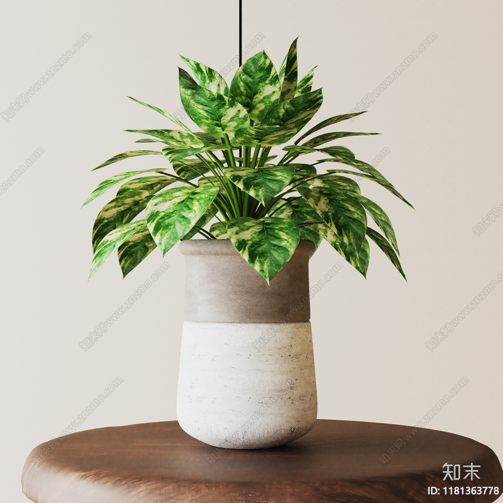 盆栽3D模型下载【ID:1181363778】