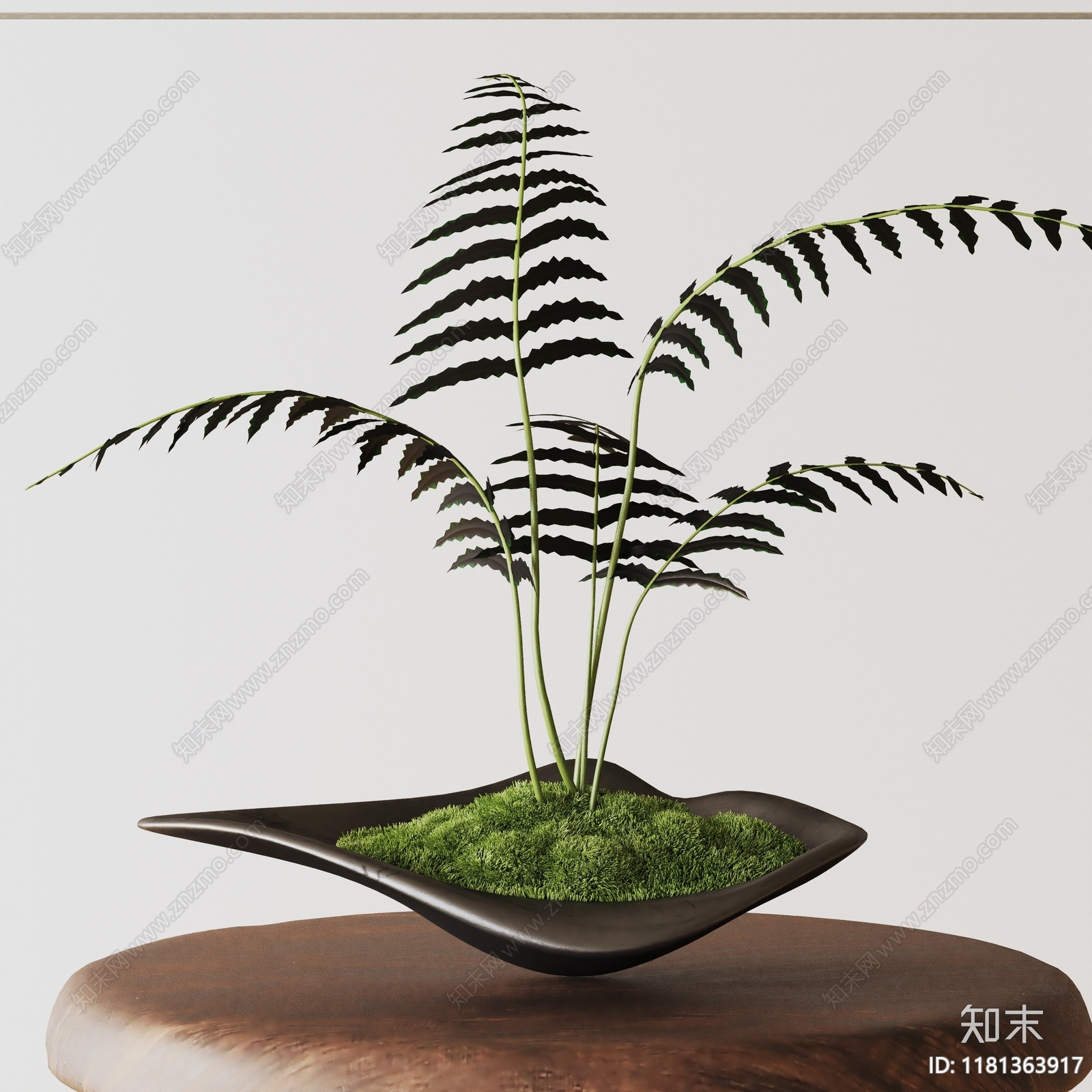 盆栽3D模型下载【ID:1181363917】