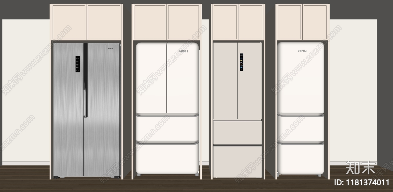 冰箱SU模型下载【ID:1181374011】