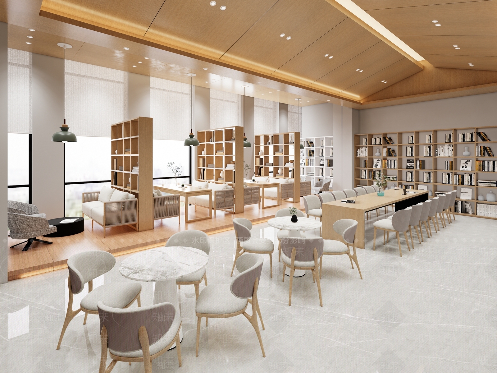 现代书店SU模型下载【ID:1181375495】