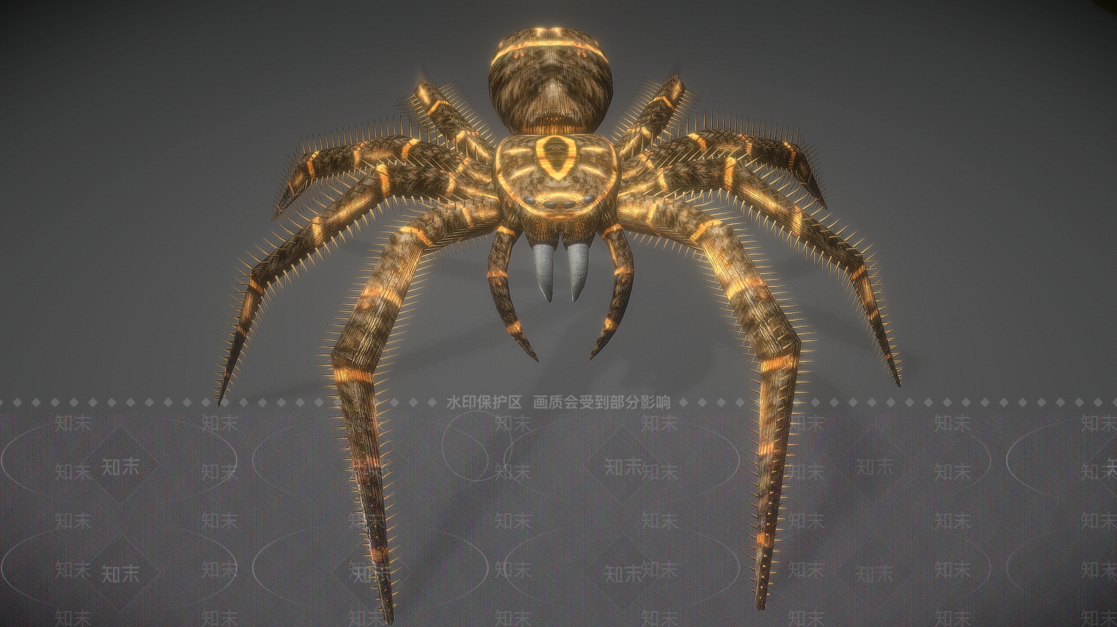 爬行类动物3D模型下载【ID:1181379190】