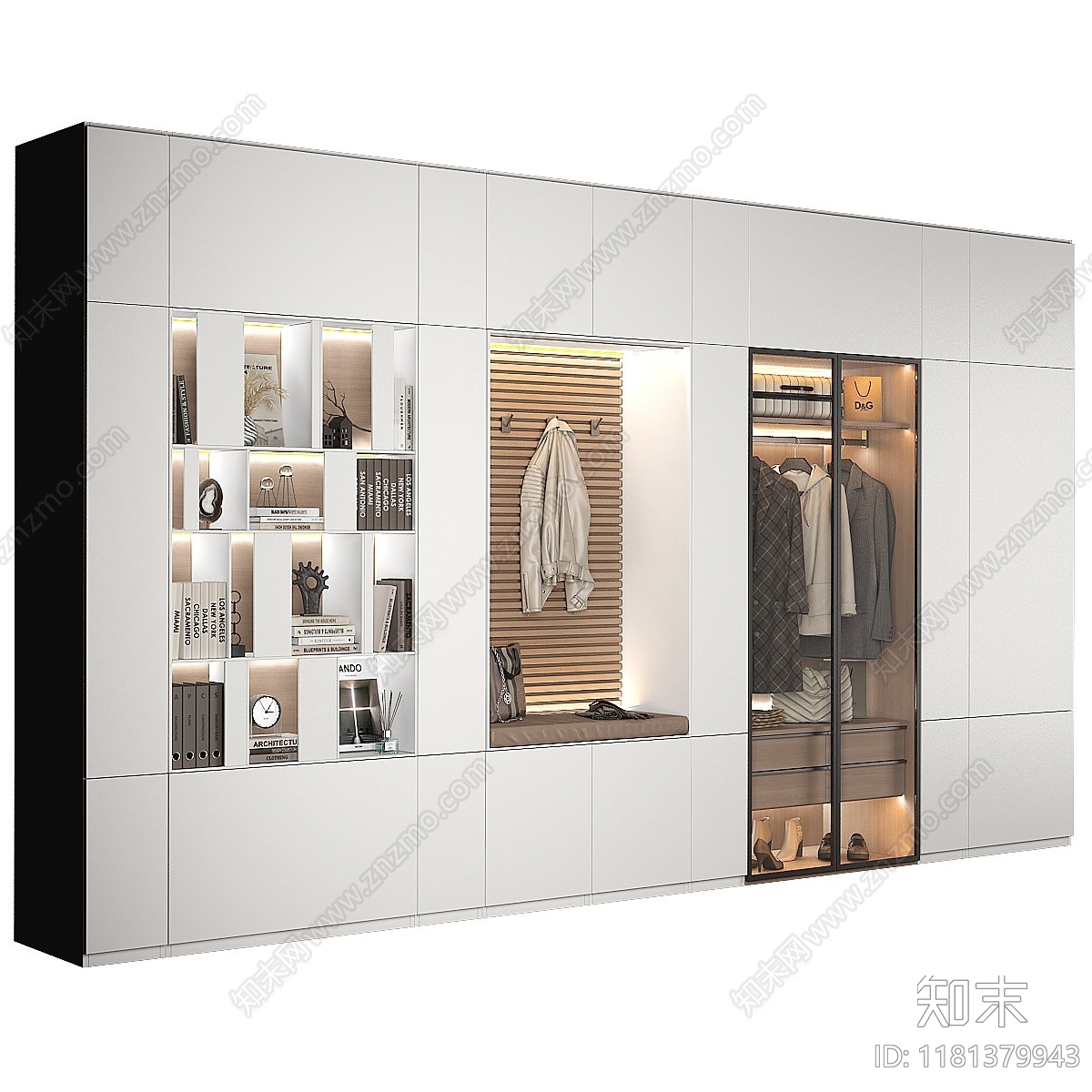 现代服装店3D模型下载【ID:1181379943】