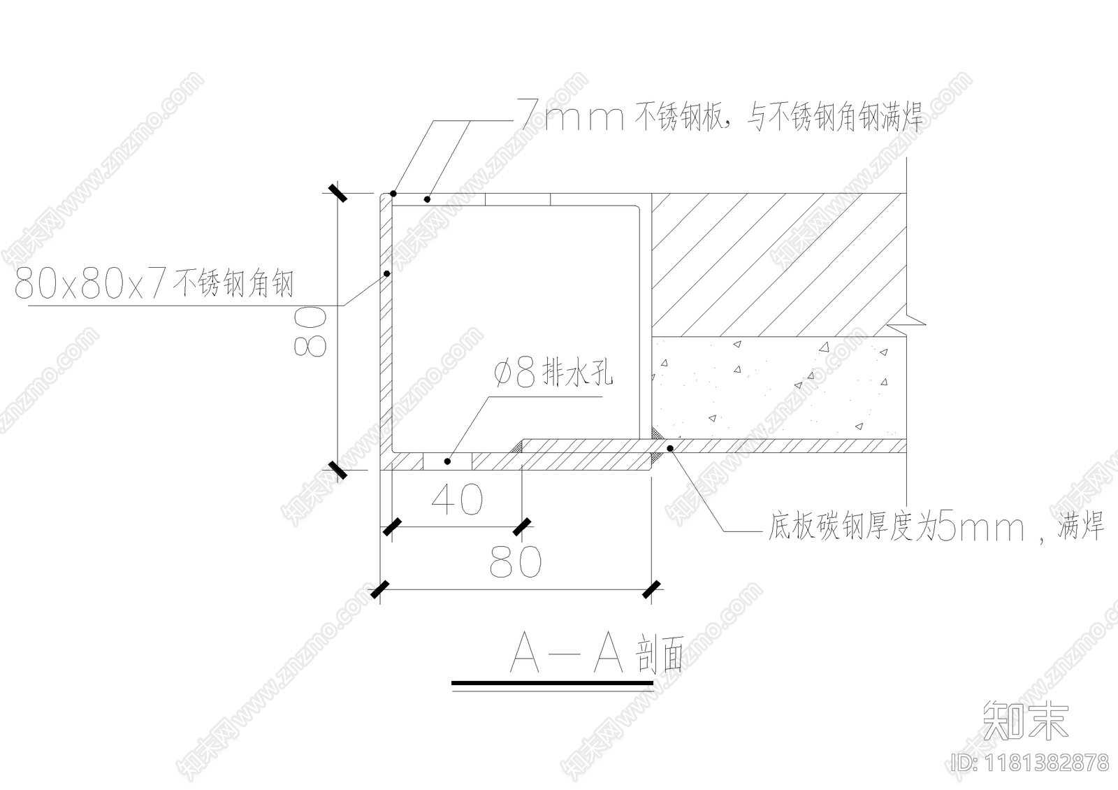 给排水节点详图cad施工图下载【ID:1181382878】