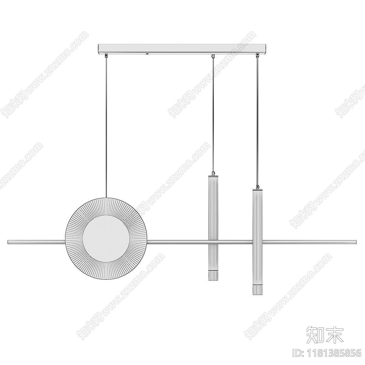 吊灯3D模型下载【ID:1181385856】