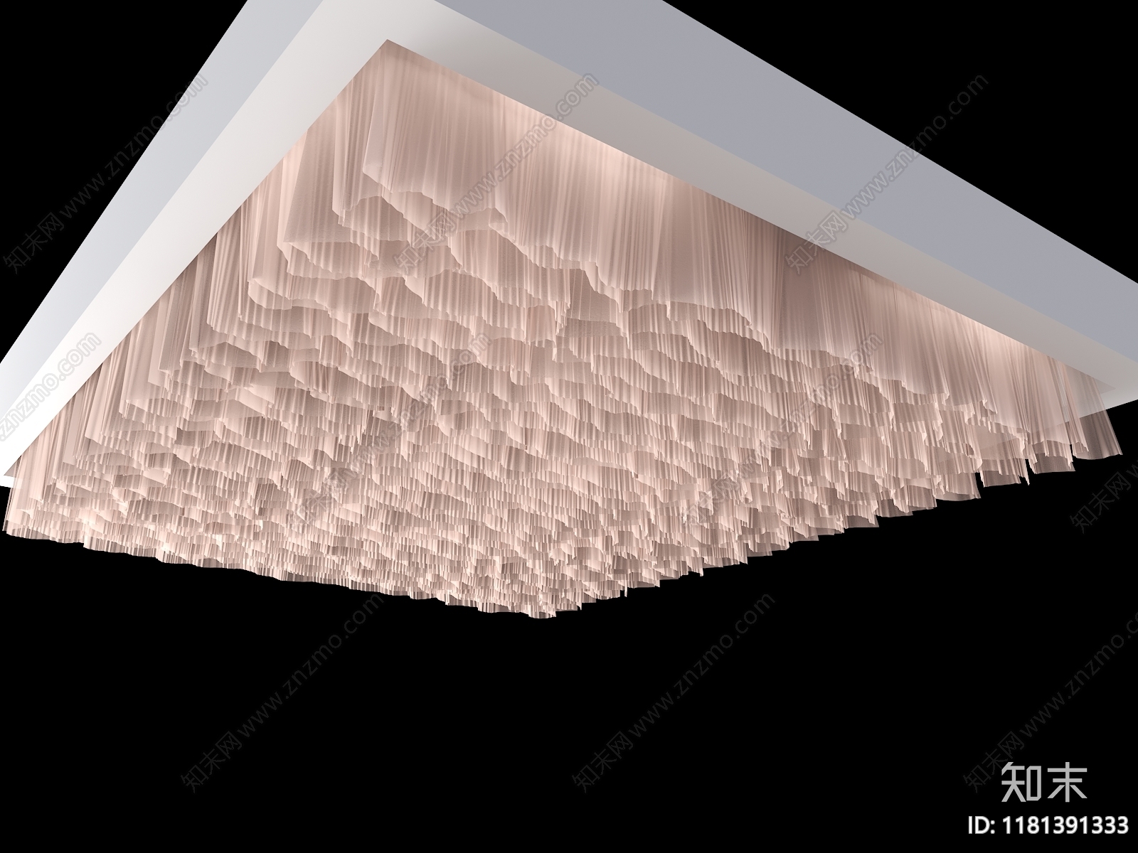 现代吊顶3D模型下载【ID:1181391333】