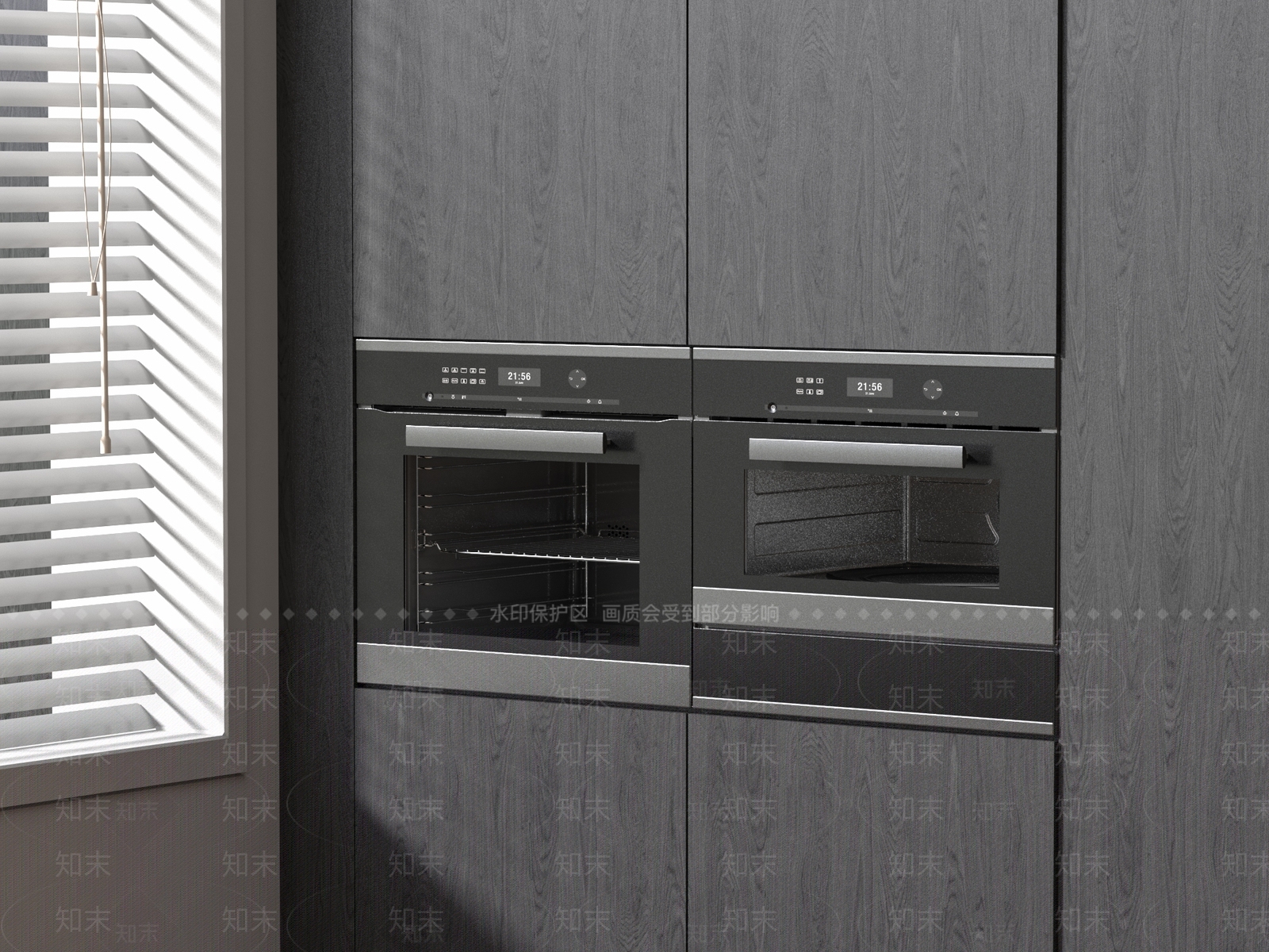 烤箱SU模型下载【ID:1181393236】