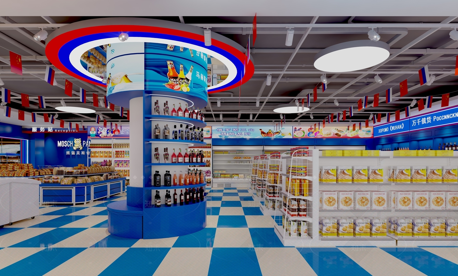 现代工业零食店3D模型下载【ID:1181393936】