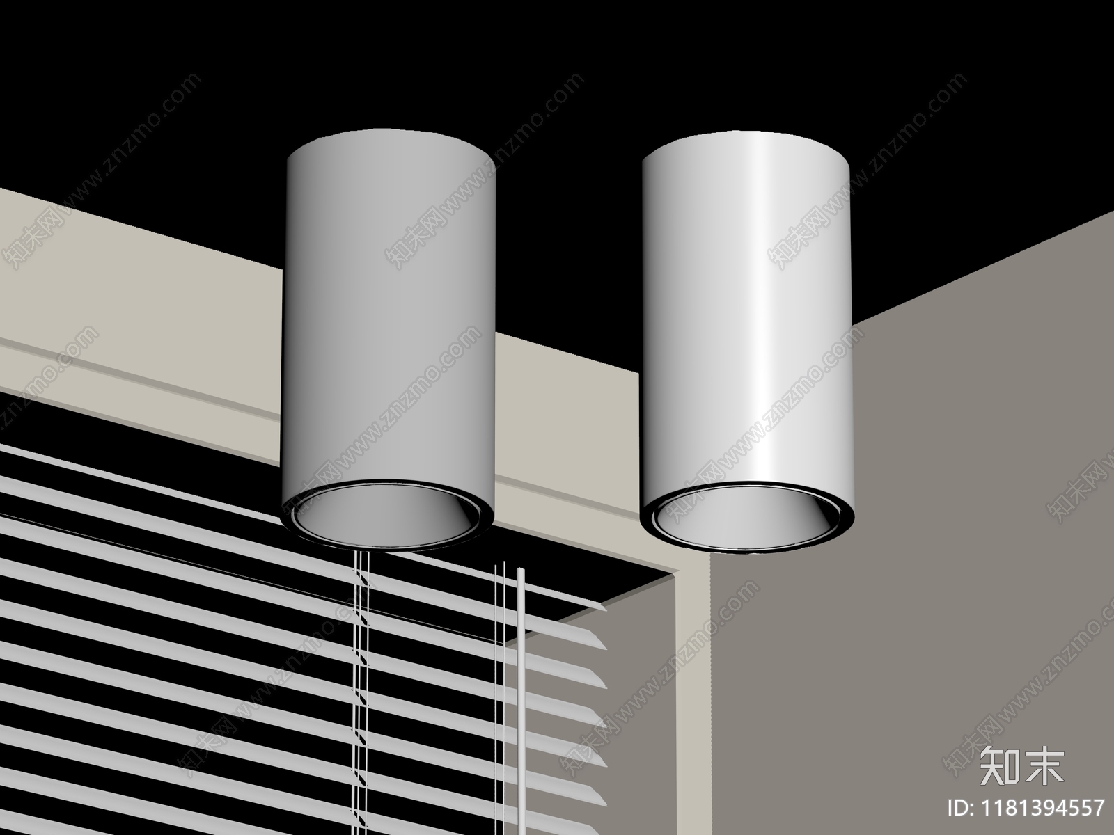 现代筒灯射灯SU模型下载【ID:1181394557】