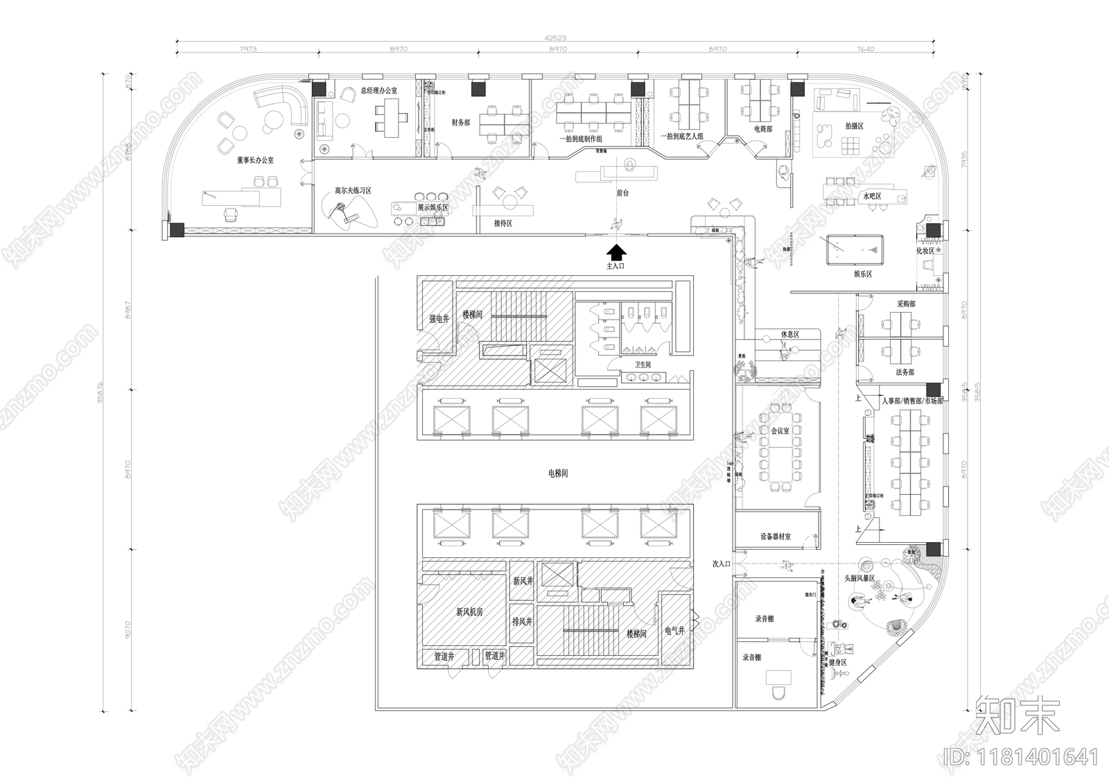 工装平面图施工图下载【ID:1181401641】