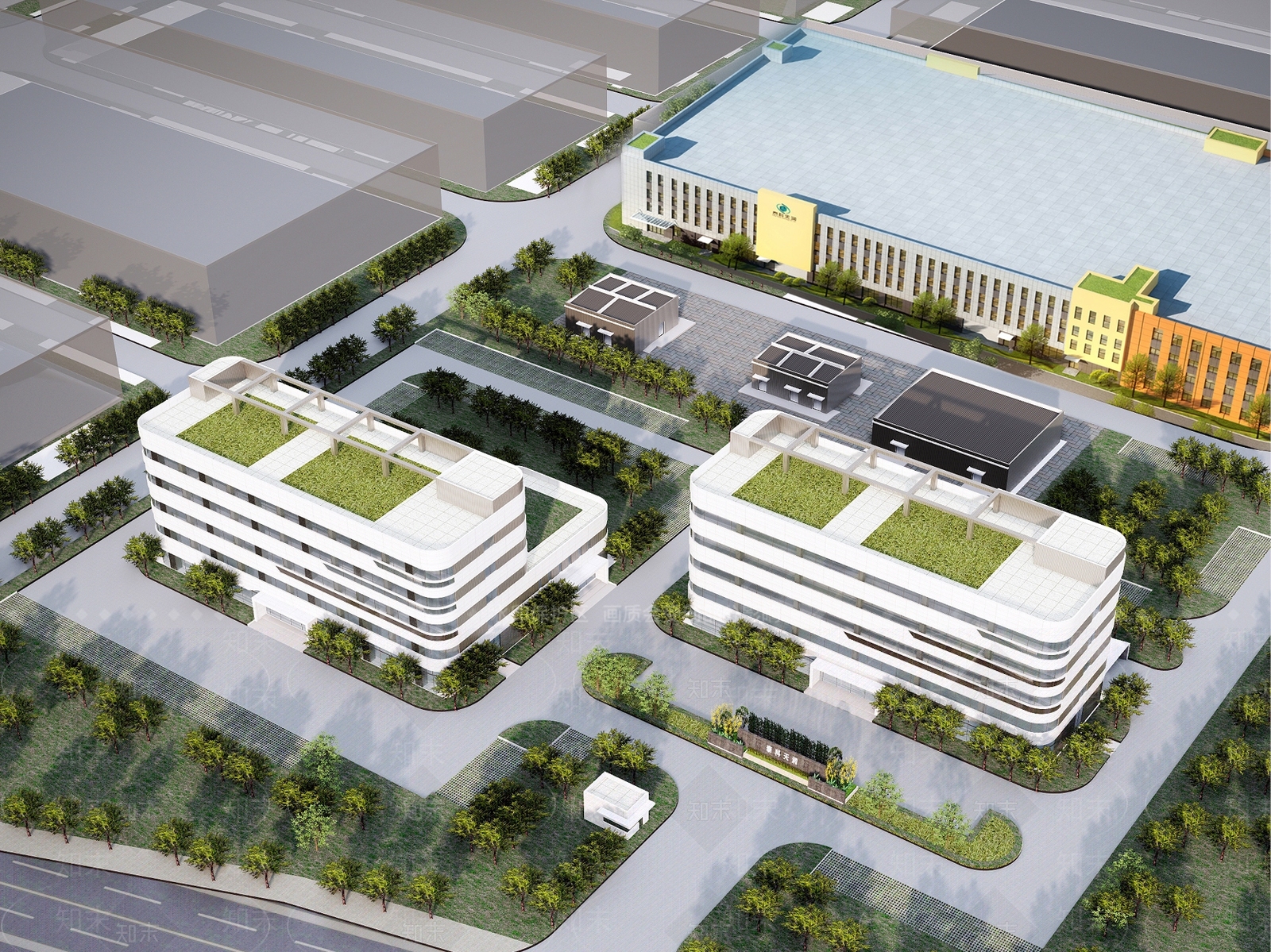 现代办公楼SU模型下载【ID:1181423038】