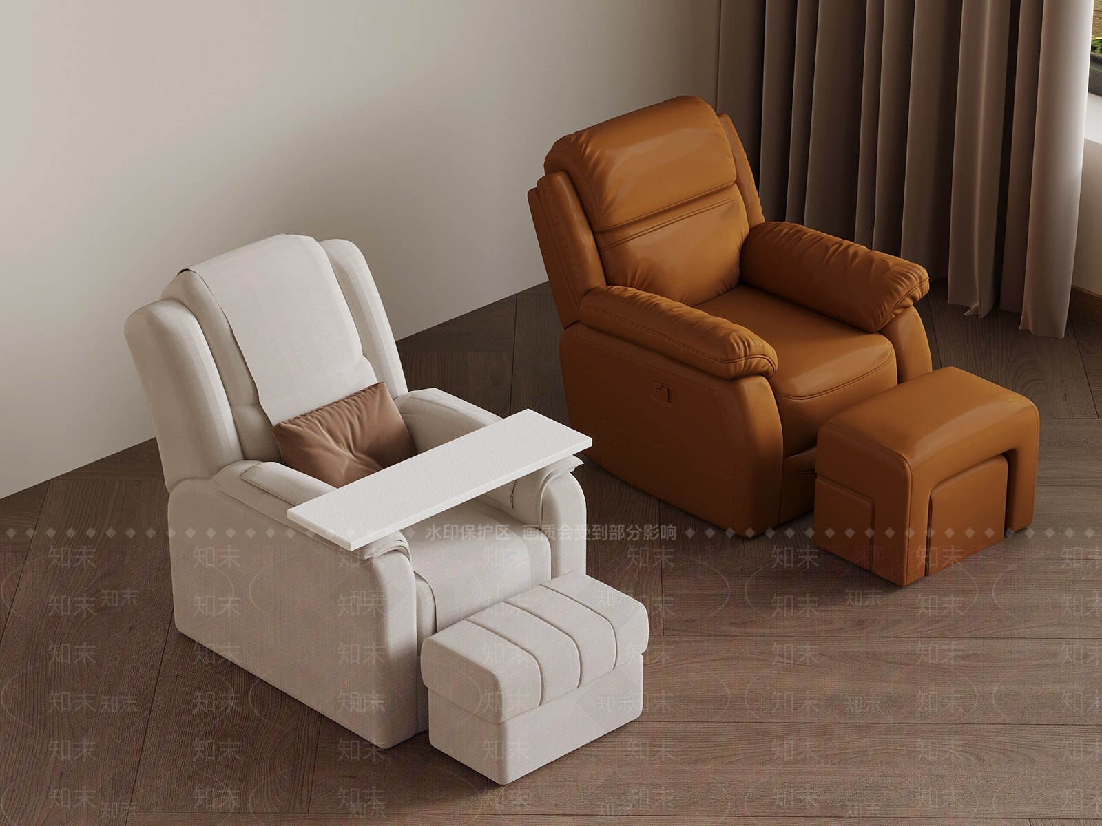 现代其他床具SU模型下载【ID:1181432575】