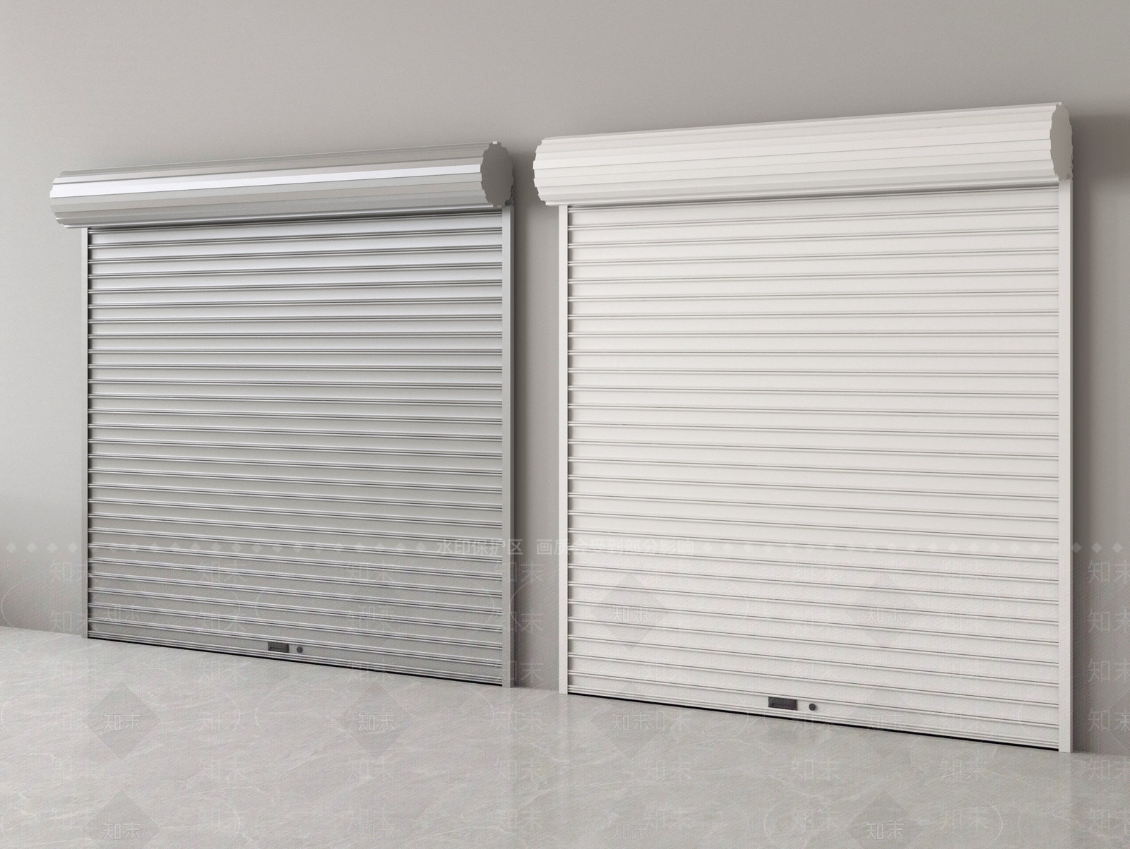 现代卷帘门SU模型下载【ID:1181432539】