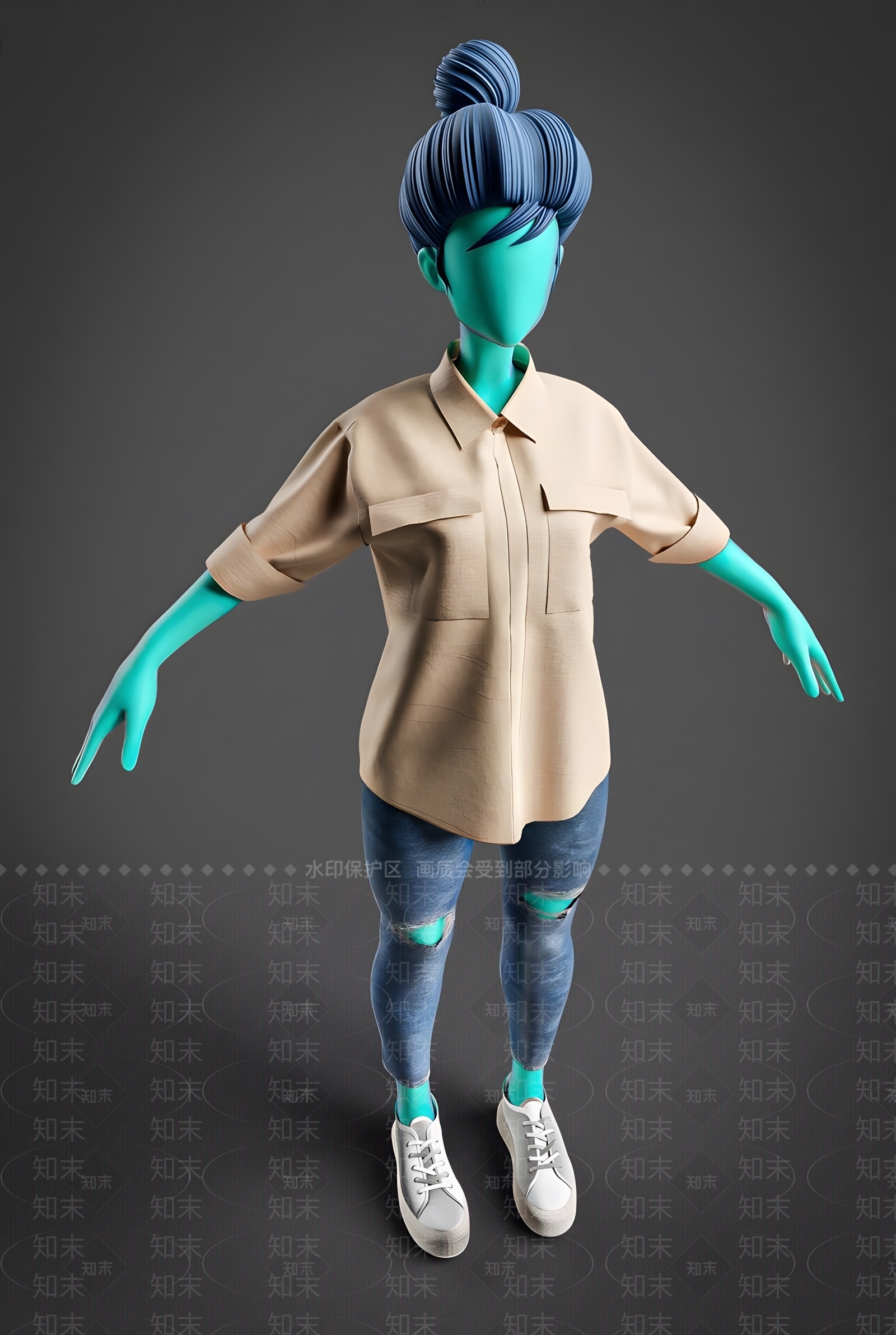 女人3D模型下载【ID:1181437985】