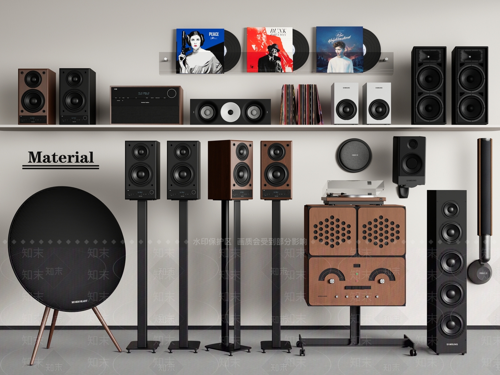 音响SU模型下载【ID:1181439889】