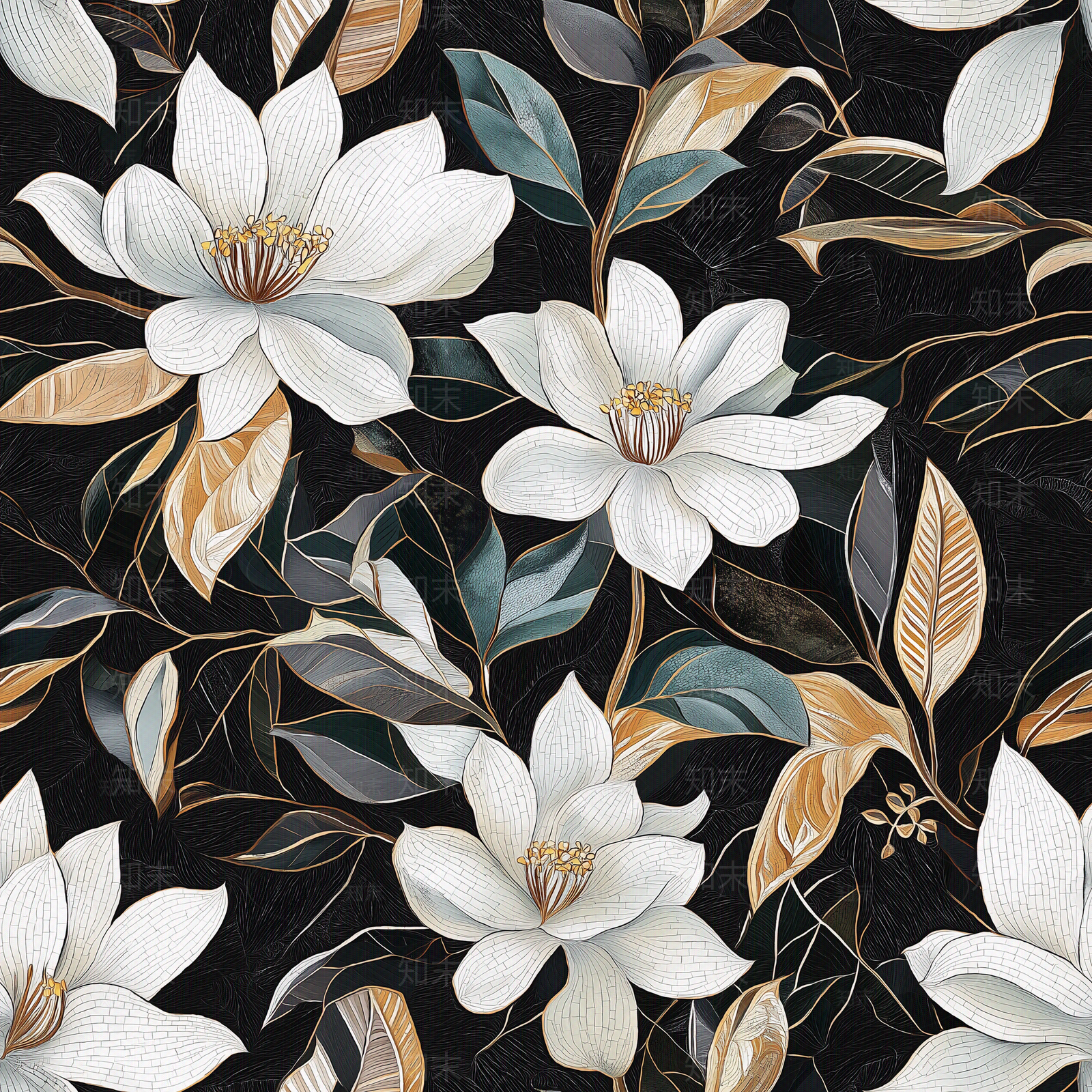 现代中式马赛克贴图下载【ID:1181470303】