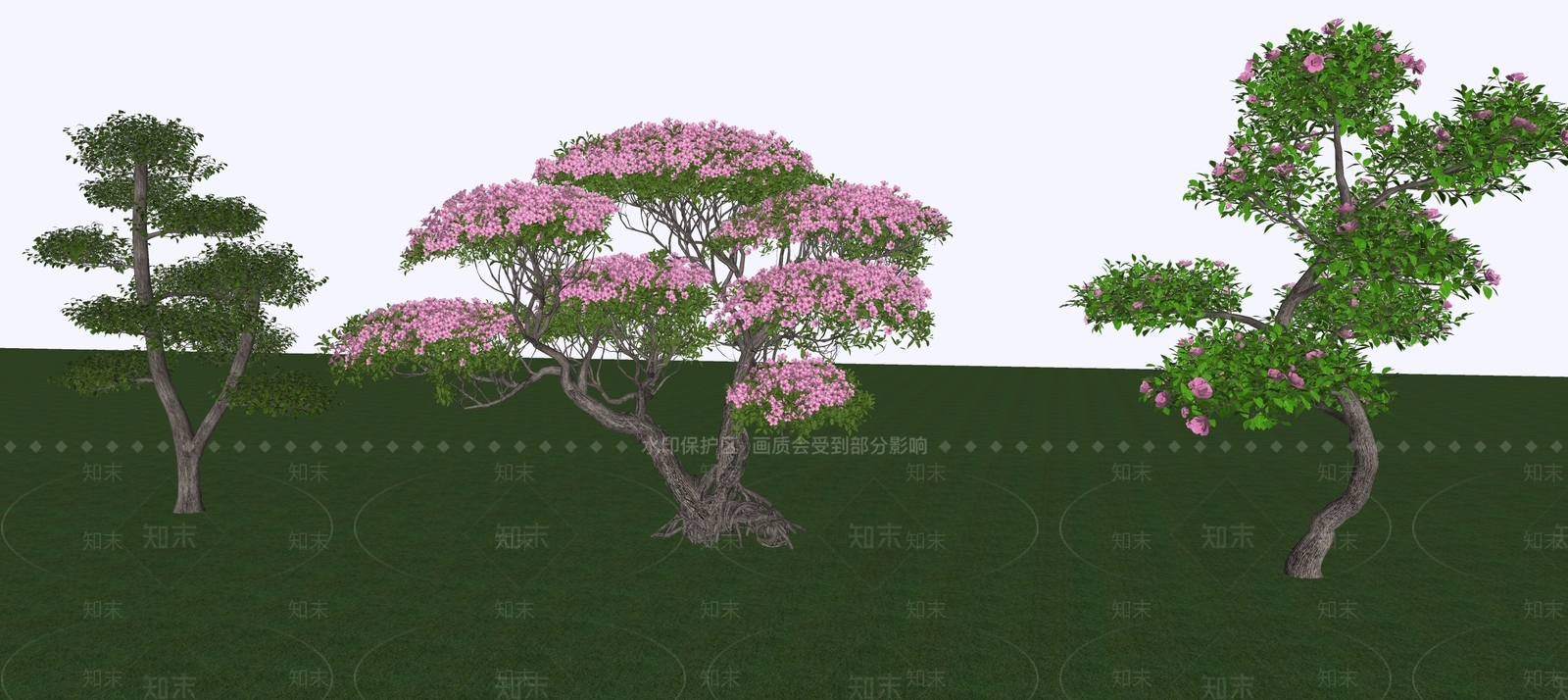 灌木SU模型下载【ID:1181477285】