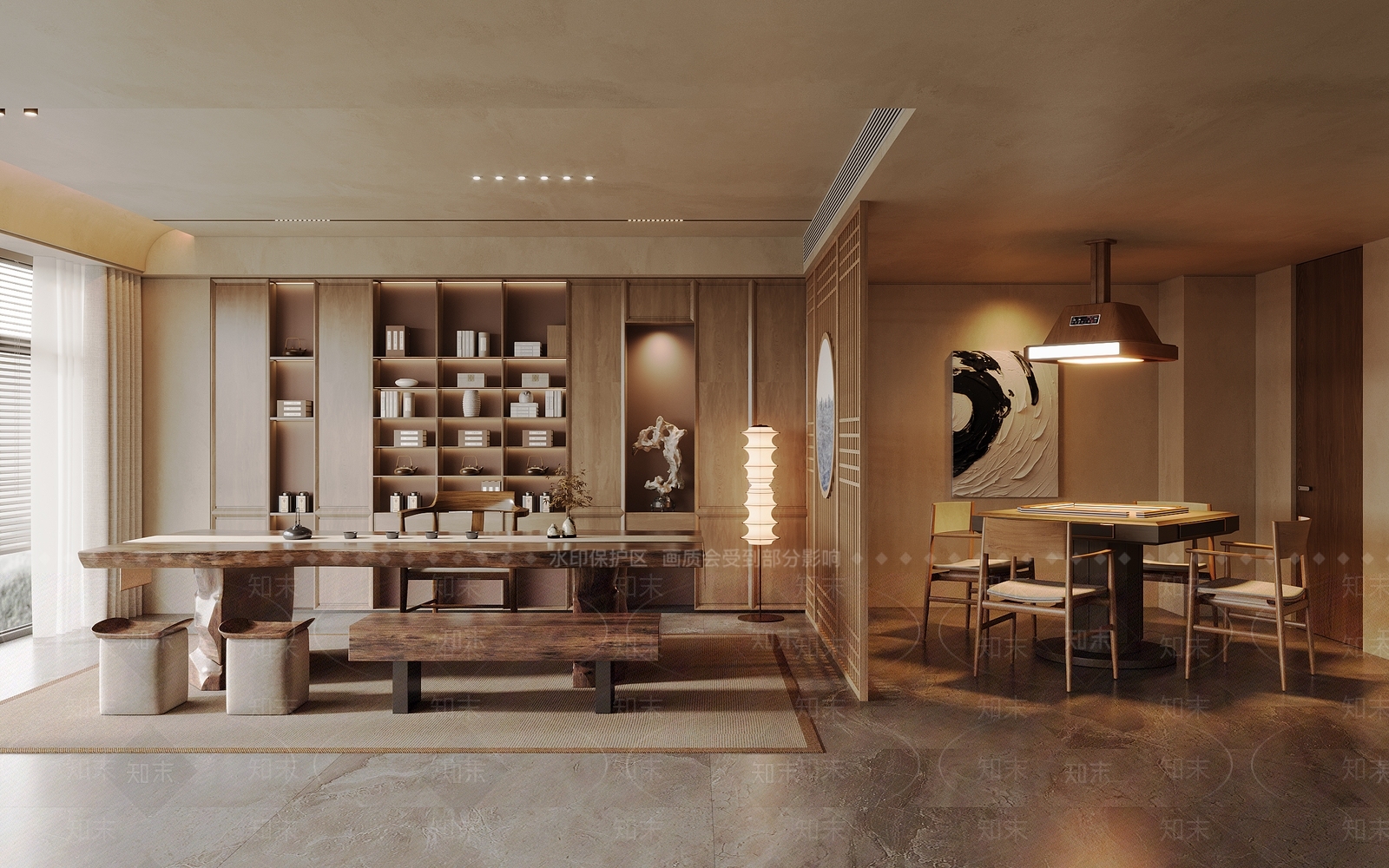 组合式展示柜体书柜3D模型下载【ID:1227469652】