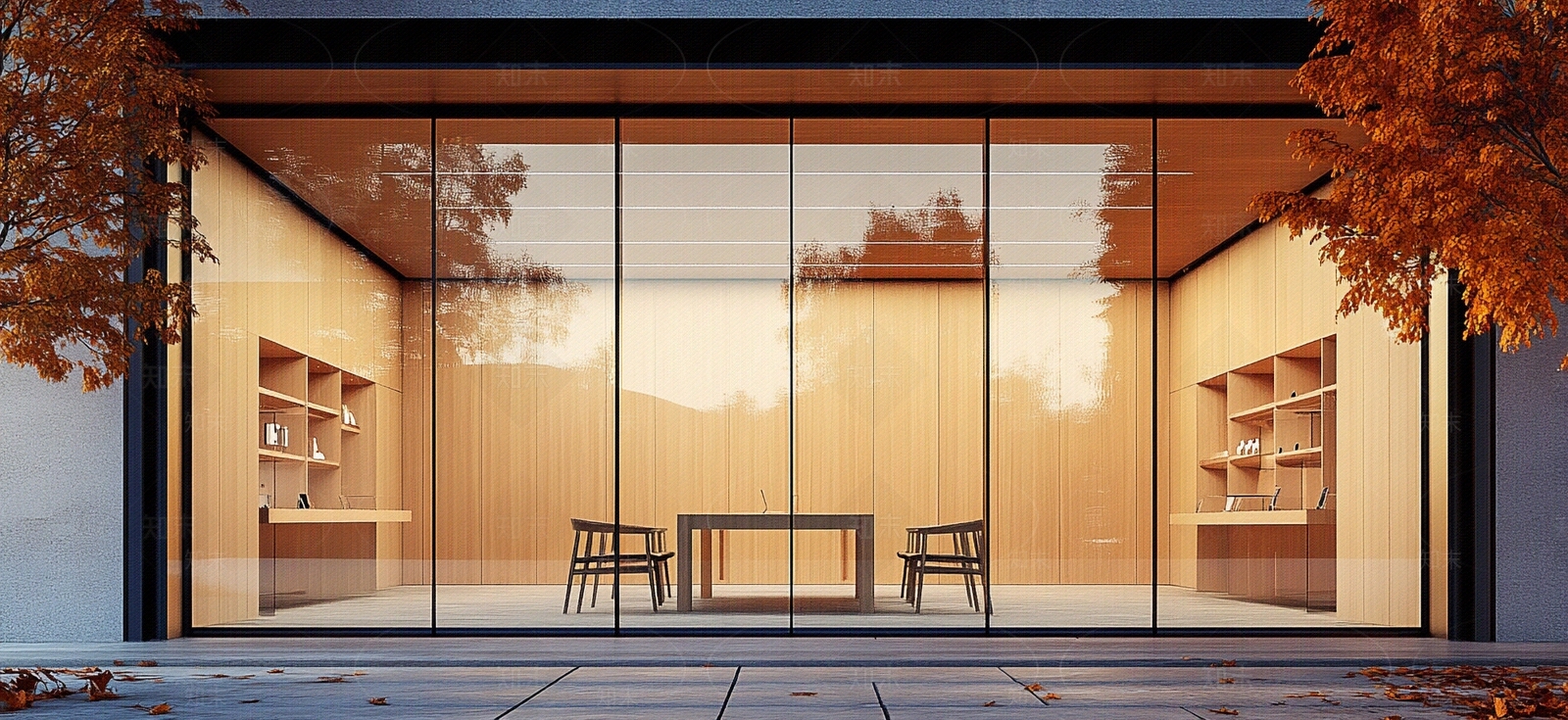 现代街道外景贴图下载【ID:1181478795】