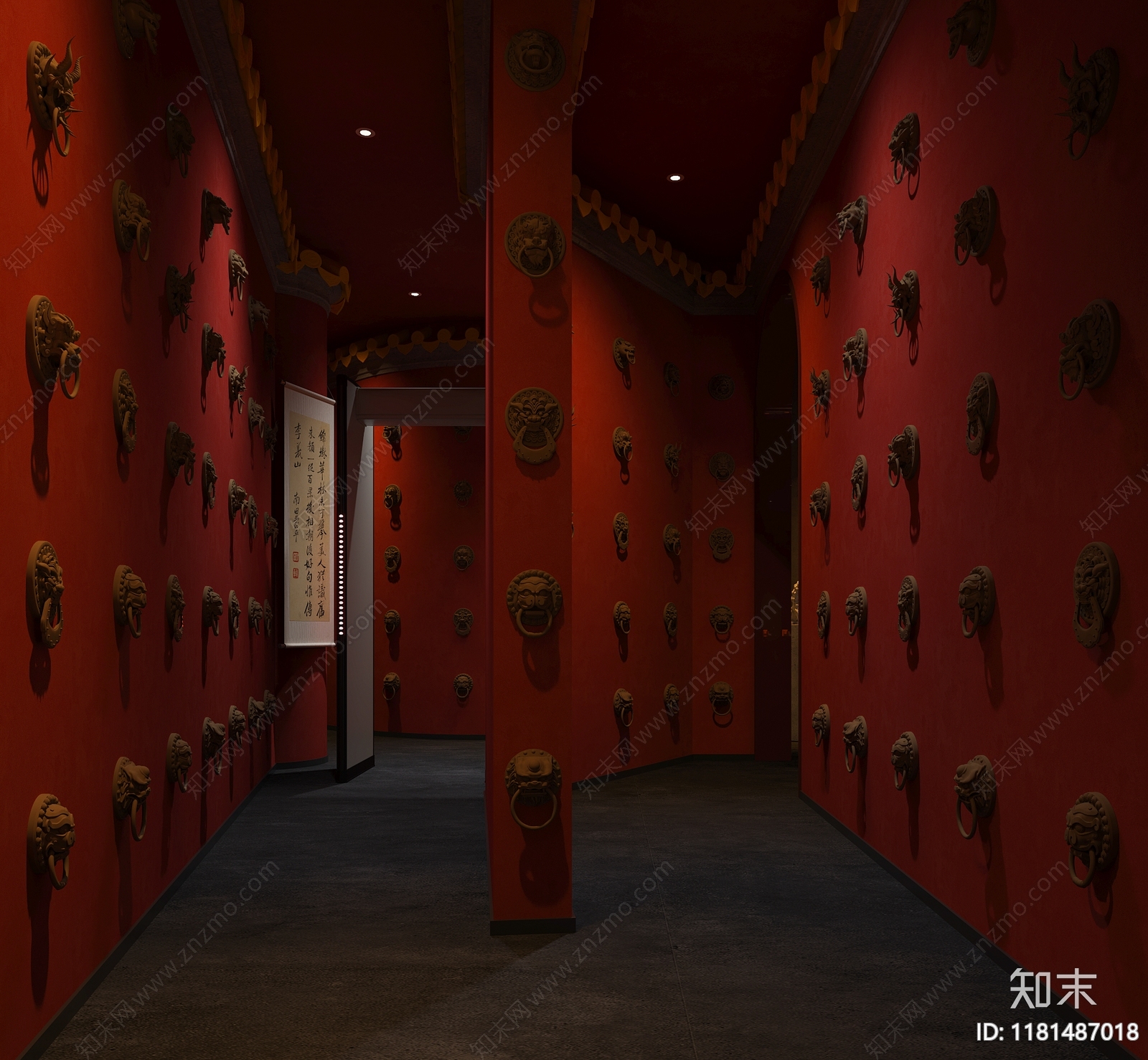 中式酒吧3D模型下载【ID:1181487018】