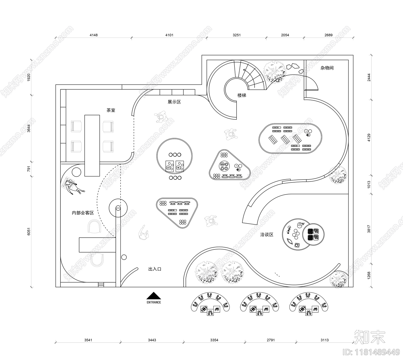 现代其他文化空间cad施工图下载【ID:1181489449】