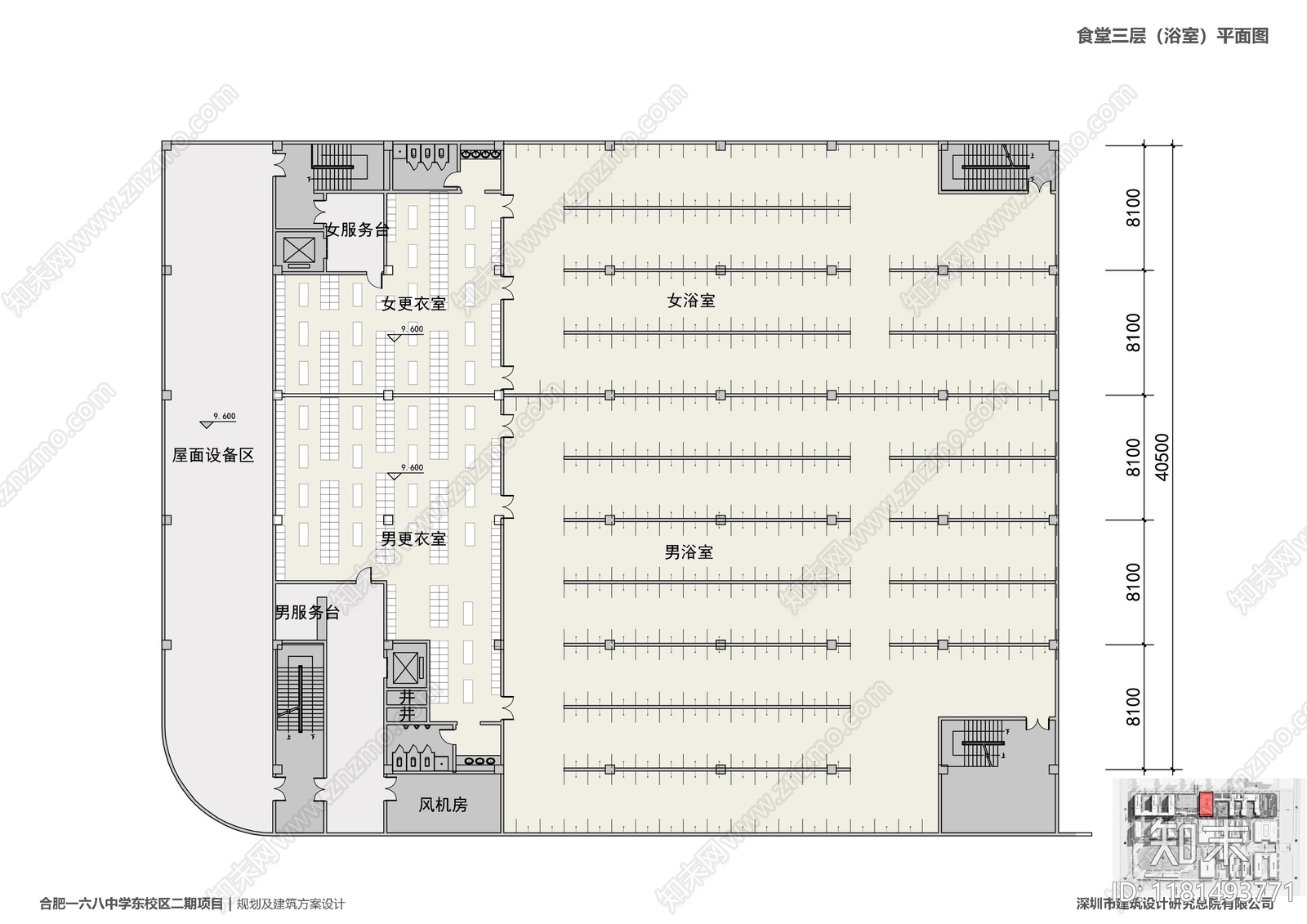 现代学校建筑cad施工图下载【ID:1181493771】