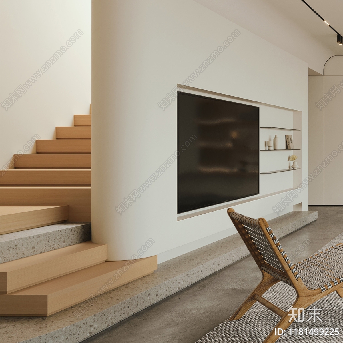 现代家居客厅3D模型下载【ID:1181499225】