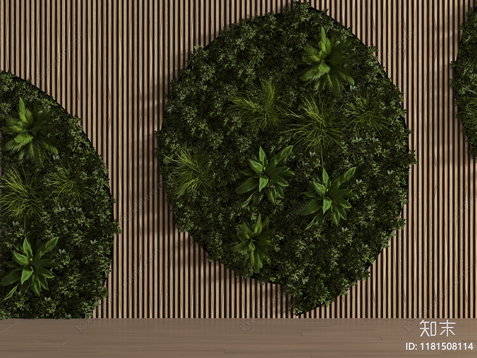 绿植墙3D模型下载【ID:1181508114】