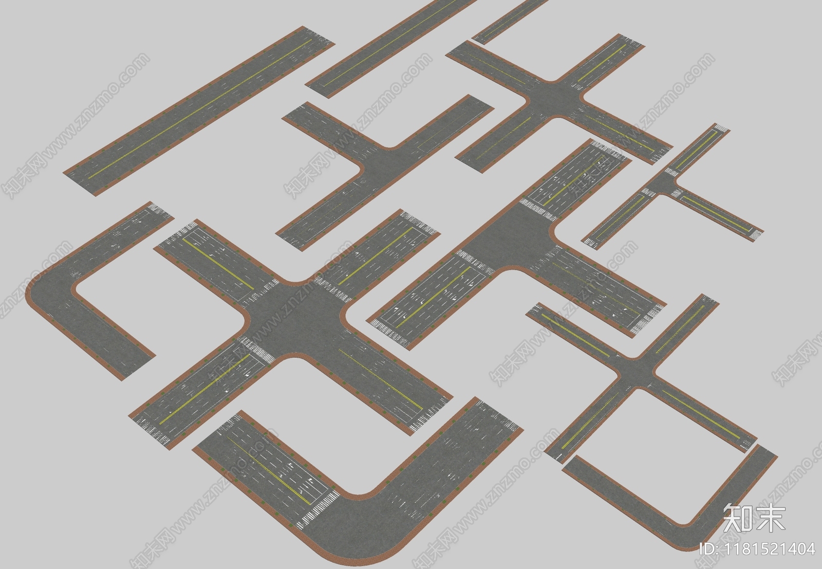 现代道路SU模型下载【ID:1181521404】