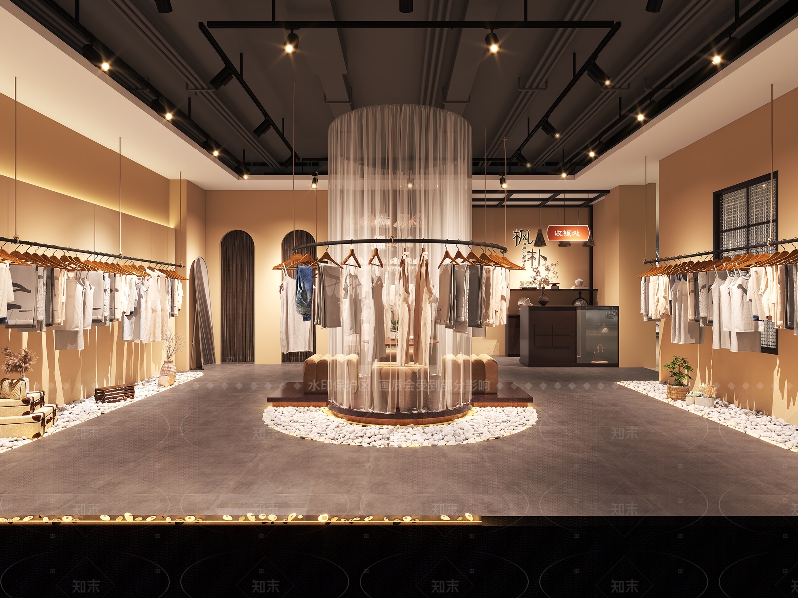 现代服装店3D模型下载【ID:1181524509】