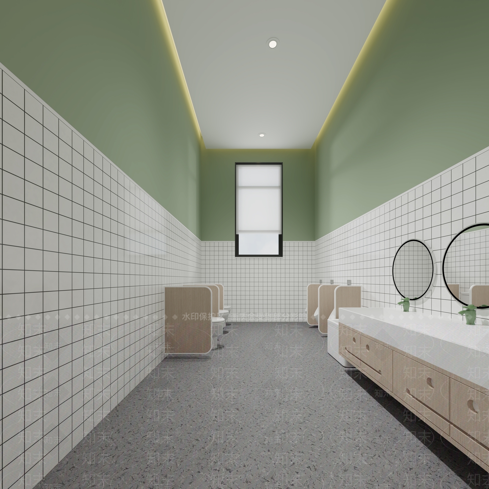 现代简约幼儿园3D模型下载【ID:1181529652】