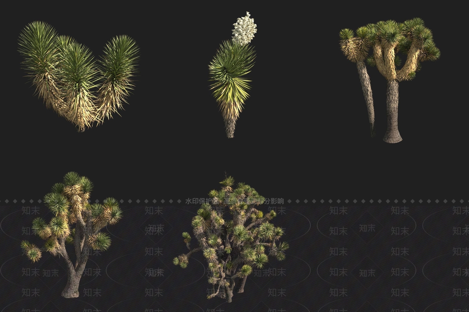 植物堆3D模型下载【ID:1181532137】