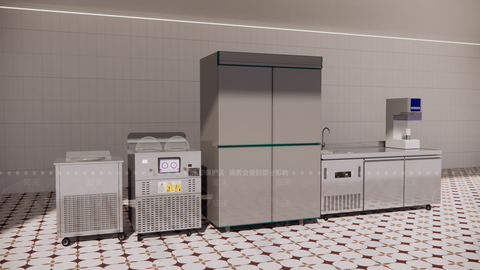 现代简约奶茶店SU模型下载【ID:1181536456】