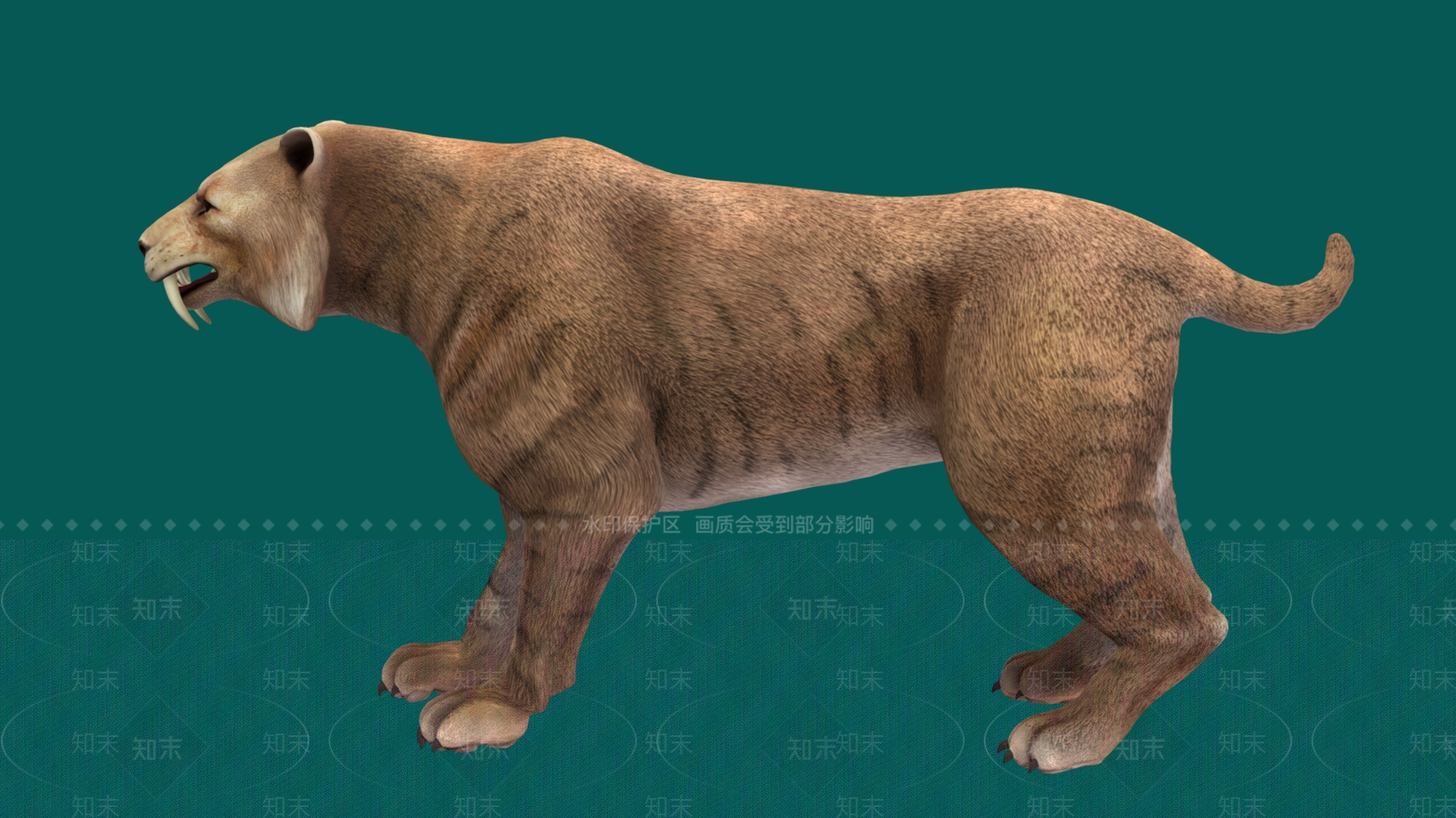 爬行类动物3D模型下载【ID:1181539471】