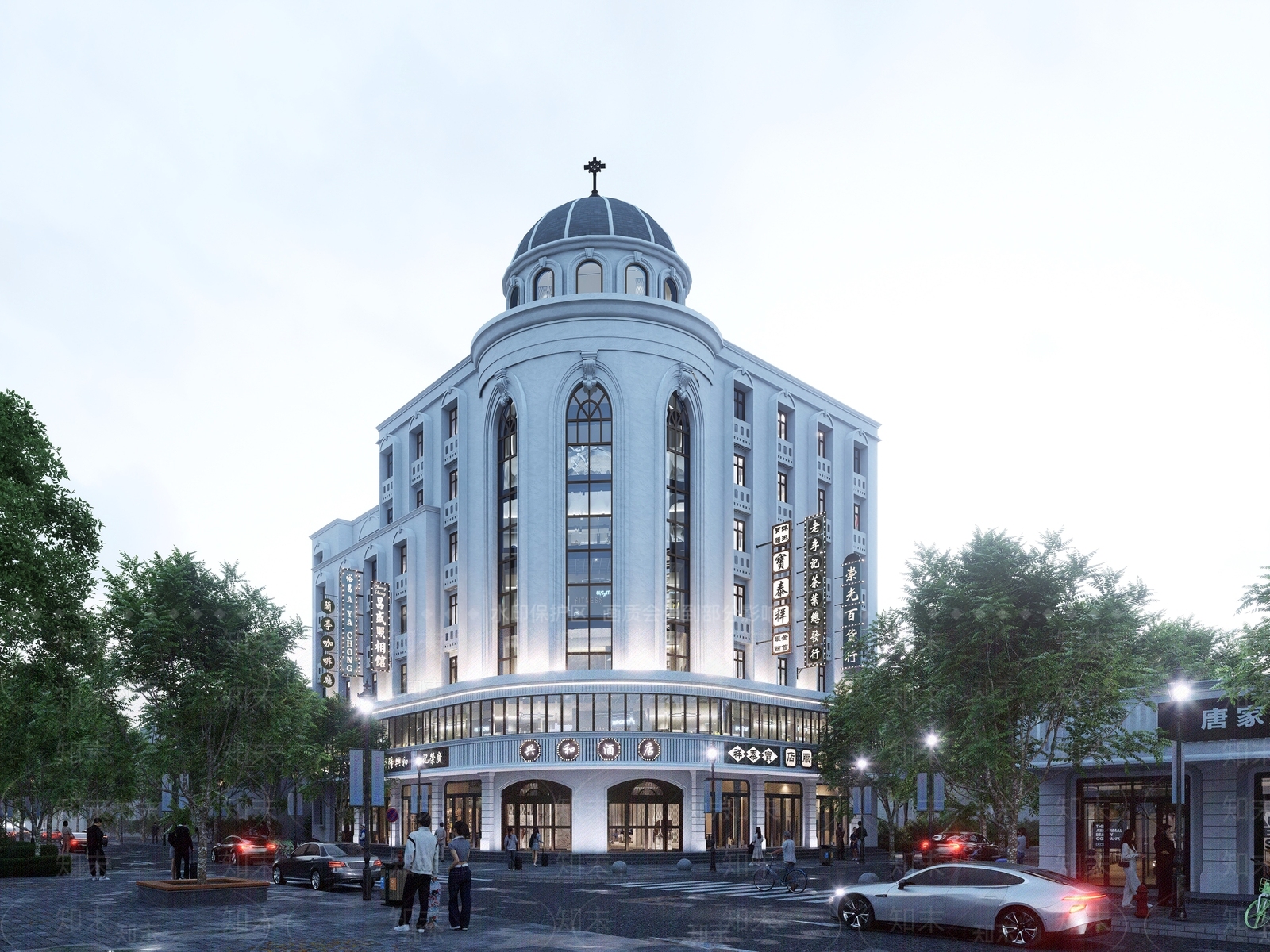 欧式复古其他公共建筑SU模型下载【ID:1181545501】