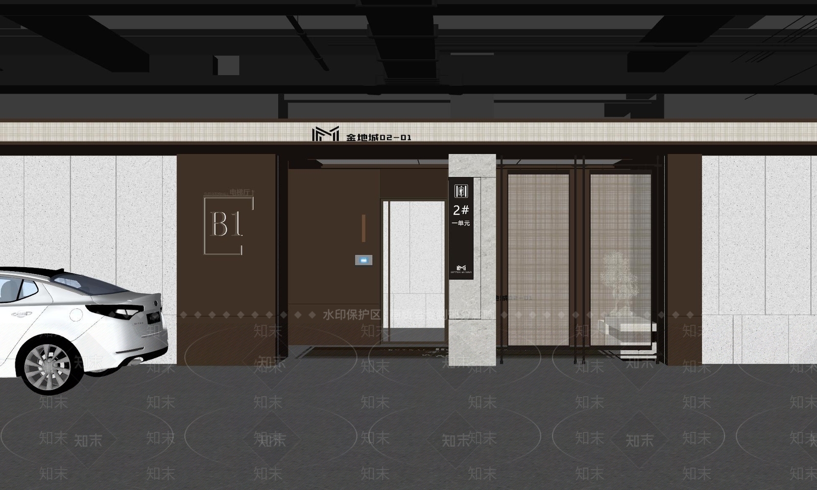 现代新中式其他公共空间SU模型下载【ID:1181545441】