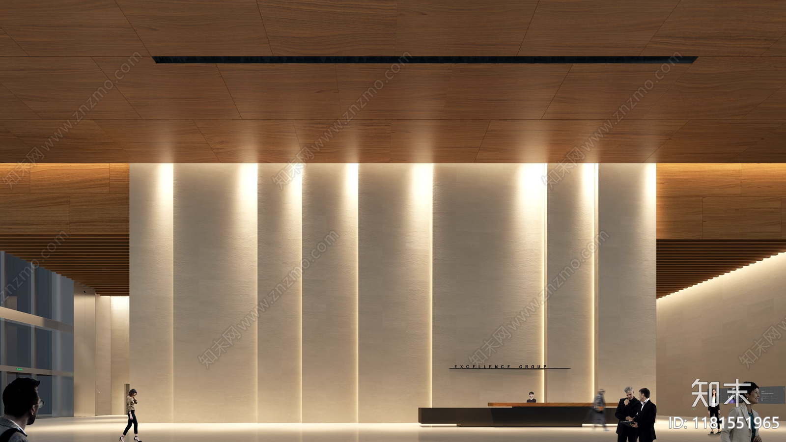 办公大堂施工图下载【ID:1181551965】