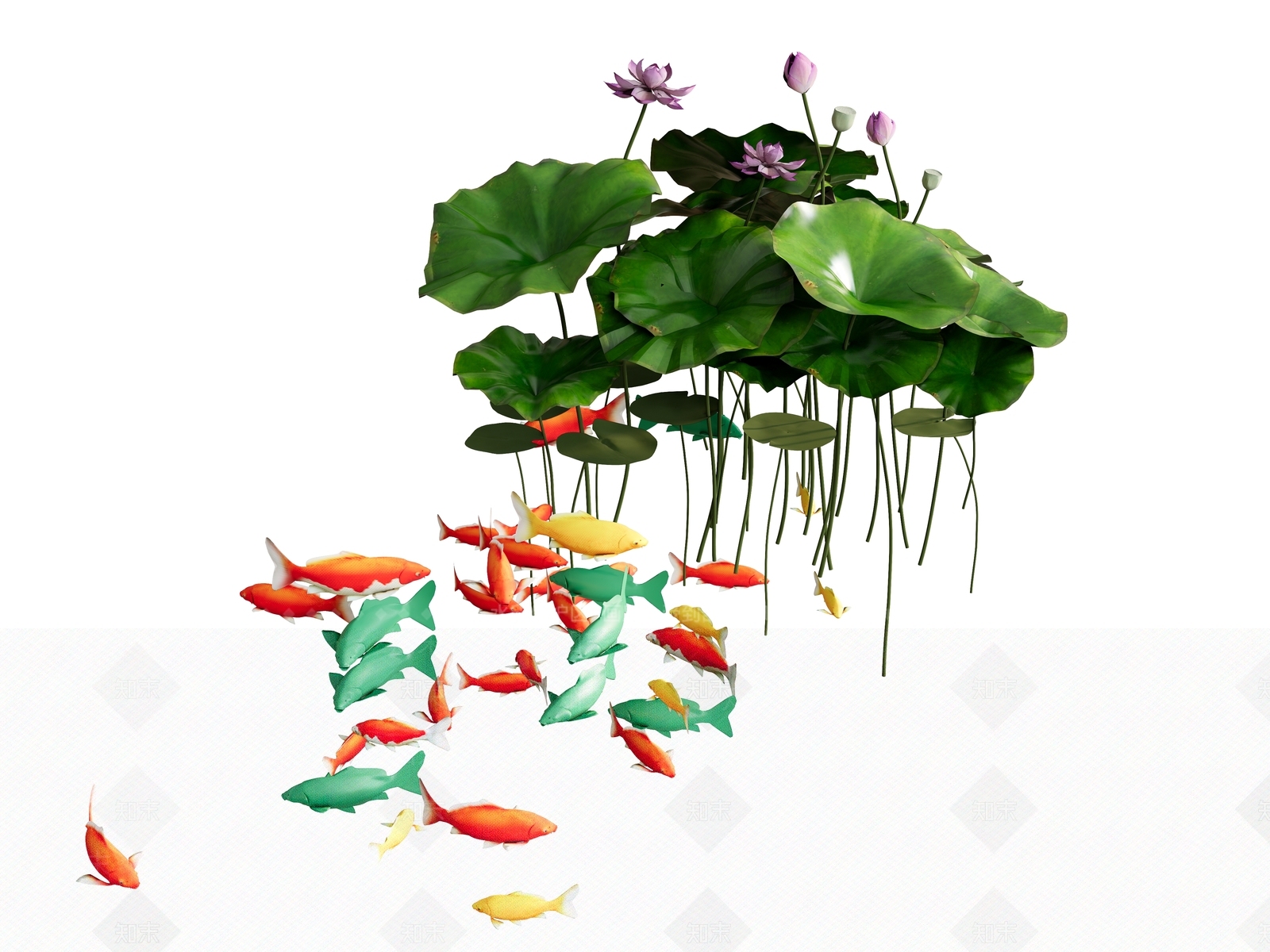 植物组合SU模型下载【ID:1181558648】