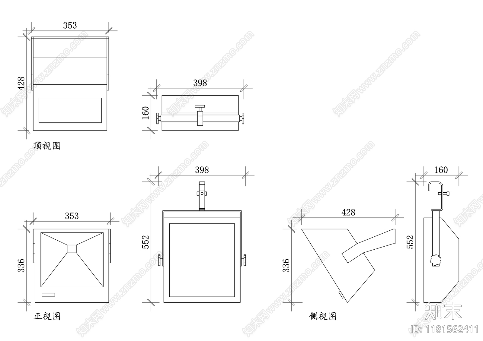 现代灯具图库施工图下载【ID:1181562411】