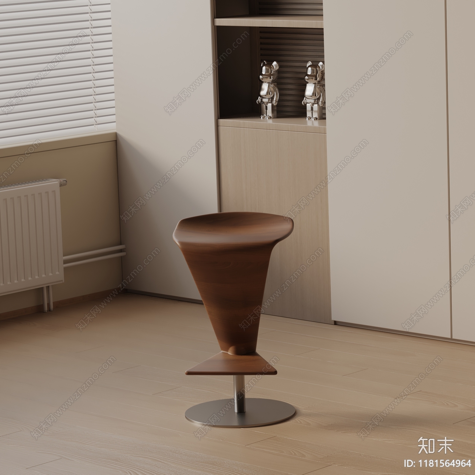 现代吧椅3D模型下载【ID:1181564964】