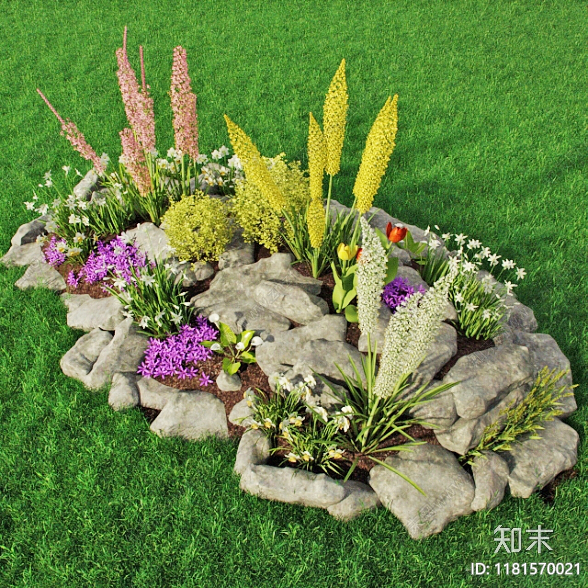 现代花坛3D模型下载【ID:1181570021】