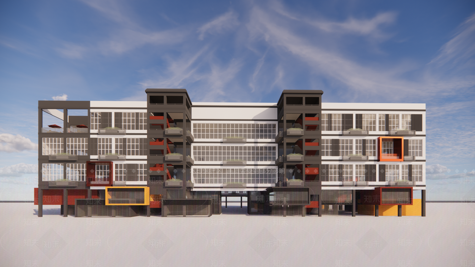 现代其他商业建筑SU模型下载【ID:1181575797】