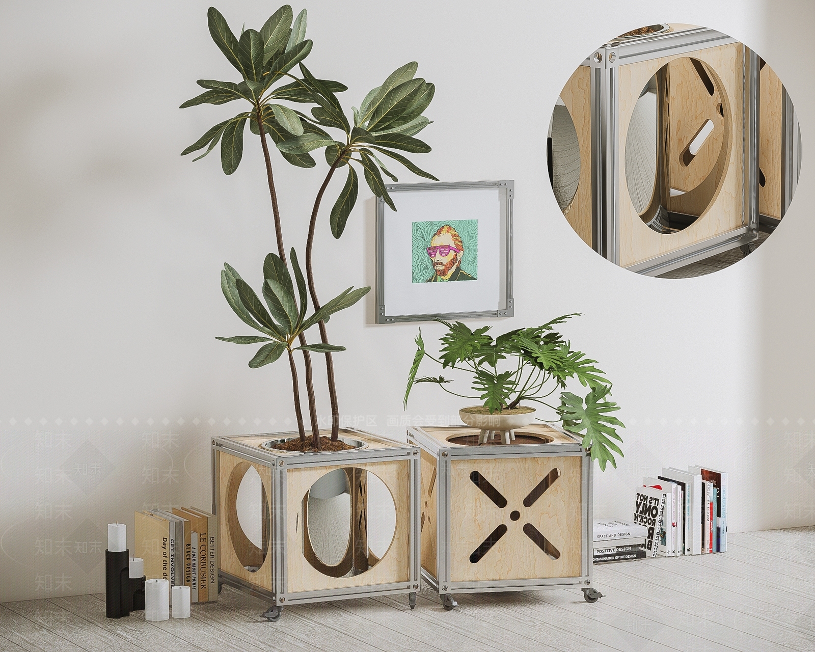 现代花几SU模型下载【ID:1181577919】